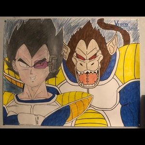 Vegeta Great Ape Poster